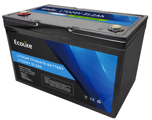 ποιότητας  Ecolite LTO24-30 24V 31.2Ah Lithium Titanate Battery Pack 748.8Wh Energy εργοστάσιο