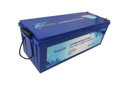 24V 200Ah LiFePO4 μπαταρία λιθίου βαθύ κύκλο για RV Καραβάνι πλοία σπίτια εξωτερικά