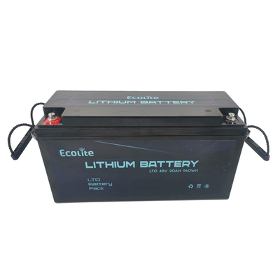 48V 20,8Ah Lithium Titanate LTO μπαταρία υψηλής ταχύτητας φόρτισης ECOLTO-T4820