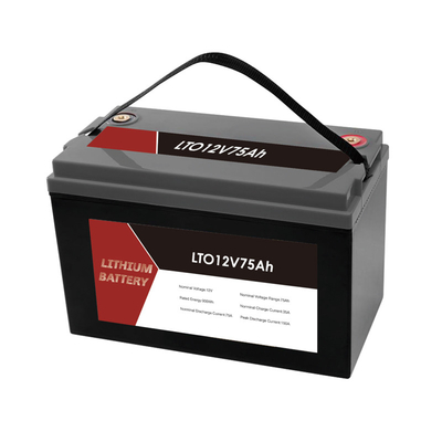 12V 75Ah LTO μπαταρία για θαλάσσιες εφαρμογές RV με αντίσταση 12mΩ