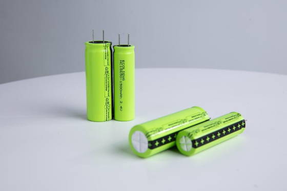 18650 Λιθιοϊονικό LTO μπαταρία 2.4V 1500mAh με υψηλό χρόνο ζωής κύκλου