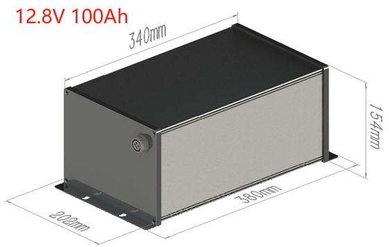 LiFePO4 12V 100Ah Ηλιακό φως δρόμου Λυθίου μπαταρία BMS MPPT όλα σε ένα
