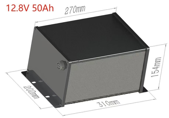 640Wh Ηλιακή μπαταρία 12V 50Ah LiFePO4 μπαταρία Ενσωματωμένο BMS και MPPT