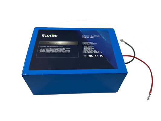 25.6V 7.5Ah LifePO4 Lithium Iron μπαταρία για ηλιακό ιχνηλατητή με BMS