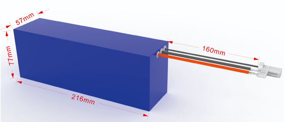 24V 3.9Ah Μακρό κύκλο ζωής>10000 Lithium Titanate LTO μπαταρία για ηλιακό ιχνηλατητή
