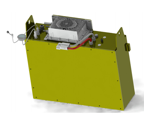 Anderson Plug Forklift Lithium Battery 25.6V 150Ah Για φορτηγό με μεταλλικό κουτί BMS