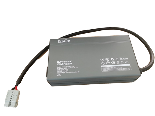Νέο υλικό Αδιάβροχο LFP 730W 29.2V 25A φορτιστή μπαταριών λιθίου LiFePO4