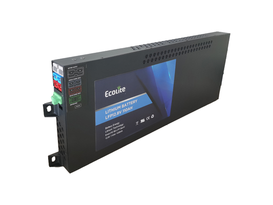 Ελαφριά μπαταρία LiFePO4 12V 110Ah RV Λιθίου Φωσφορικού Σιδήρου με οθόνη LED