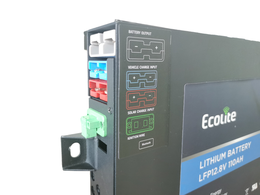 Ελαφριά μπαταρία LiFePO4 12V 110Ah RV Λιθίου Φωσφορικού Σιδήρου με οθόνη LED