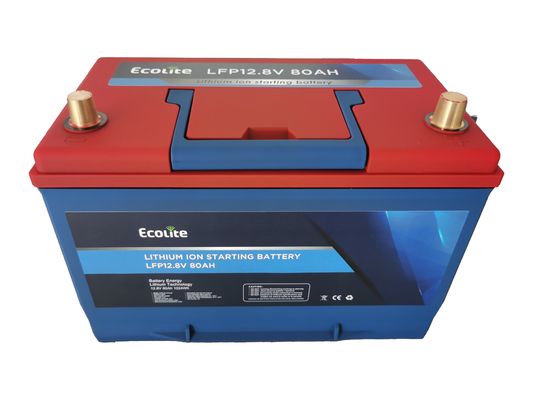 ECOLITE LiFePO4 μπαταρία φωσφορικού λιθίου σιδήρου με 1200 CCA μπαταρία εκκίνησης αυτοκινήτων