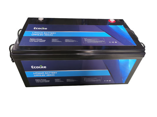 Εξατομικευμένη Ελαφριά Μπαταρία Λιθίου LiFePO4 12.8V 460Ah για RV με ενσωματωμένο BMS