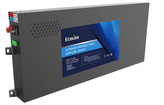 Ultra Slimline RV Lithium Battery 12.8V200Ah Για Camper Off-Road Vehicle με BMS