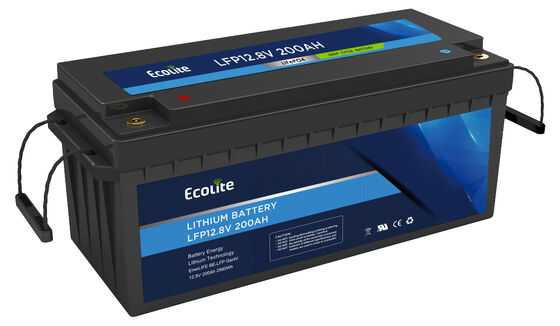 Υψηλής χωρητικότητας 12.8V 200Ah LiFePO4 μπαταρία λιθίου για έκτακτη ανάγκη εξωτερική βάρκα RV