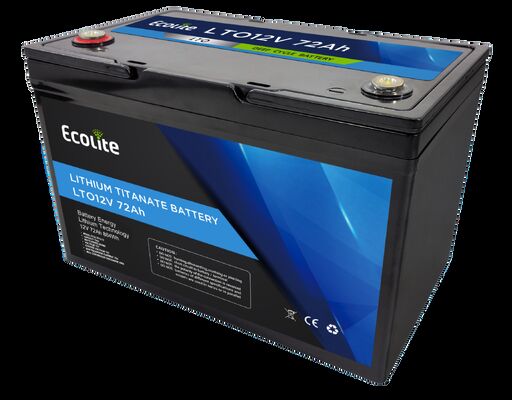 Υψηλής ποιότητας μπαταρία LTO 12V 72Ah για εργαλεία βιομηχανικής επείγουσας υποστήριξης AGV